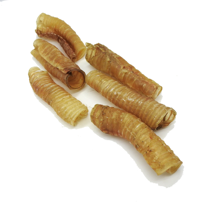 Buff Trachea Tubes, Single Ingredient, Single Protein, Species Appropriate, Gluten Free, No Preservatives