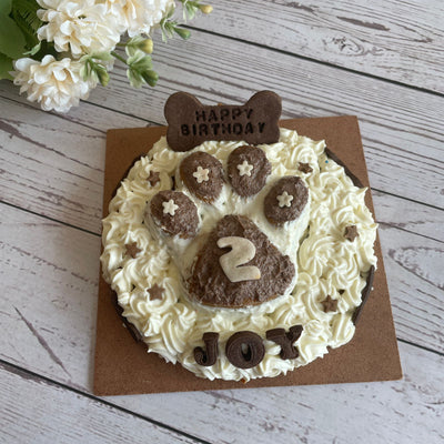 Paw Shaped Cake, Gluten Free, No Sugar, Oil or Butter, No Raising Agents