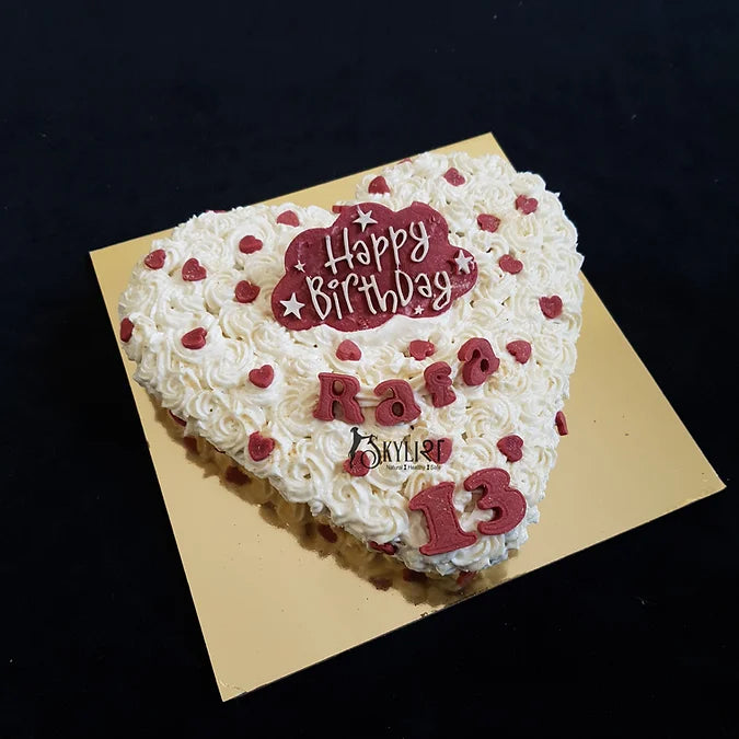 Heart Shaped Cake, Gluten Free, No Sugar, Oil or Butter, No Raising Agents