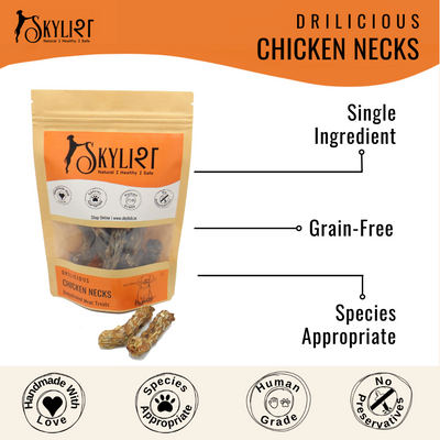 Chicken Necks, Single Ingredient, Single Protein, Species Appropriate, Gluten Free, No Preservatives